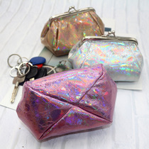 New Large Capacity Accommodating Bag Laser Zero Wallet Creative Student Small Wallet Makeup Package Wholesale