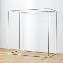 Mosquito net bracket stainless steel retractable bed curtain frame University dormitory dormitory thick mother-of-child bed high and low bed