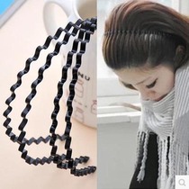 Korean version Temperament Hair Accessories High Elasticity Undulating Hair Stirrup Liu Haifa Card Fine Head Hoop