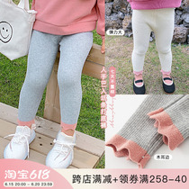 Yang Mejia Childrens Clothing 2022 Autumn Clothing New Girl Foreign Air Multi-colored Outwear With Underpants Baby Casual Long Pants