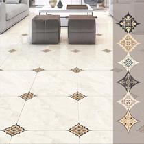 Qiwei living room tile corner stickers floor stickers floor decoration stickers waterproof and wear-resistant self-adhesive bedroom floor stickers can be moved