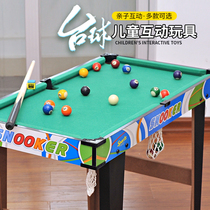 Pool table Childrens mini small pool large indoor household black 8 wooden tabletop small billiards parent-child toys