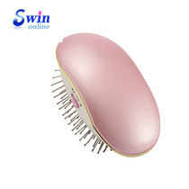 Portable negative ion anti-static hair straightening vibration Scalp massage comb Shunfa wooden comb Hair straightener hair electric
