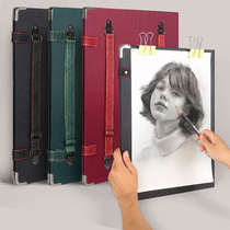 Berglino painting clip sketch sketching folding multi-function 8K4 open A3 beginner student children can be stored back large art sketching sketching board drawing board painting bag set portable female 4K