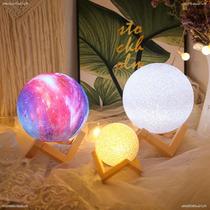 Starry sky glowing night light moon crystal planet lamp birthday gift for boyfriend and boyfriend ornament bedside bedroom