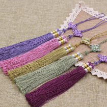 Ancient wind tassel spikes Chinese style accessories artificial silk compound fan pendant