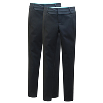 Autumn trousers trousers womens small feet thin black large size OL career commuter work pants fashion black formal pants