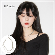 (Official Mandate) INStudio Summer Korea Online Brand RAUCOHOUSE Snake Bone Stratified Necklace