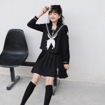(Cross Rose) spot Orthodox bad JK uniform skirt double-breasted seater suit students