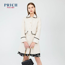 PRICH new spring new simple fashion long fashion classic woolen coat PRJWA1C21Q