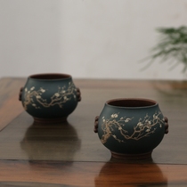 Cool pot purple clay pot personal cup Nanshan mud painting Cup