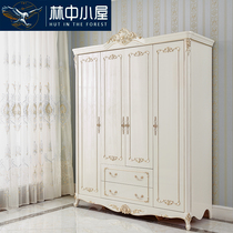 European wardrobe whole French wardrobe bedroom wall locker white wardrobe 4 door adult four door big wardrobe