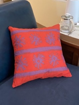 Cotton cushion cover 50cm car pillow covers free core