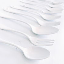 Kookugawa Machi House Japan Original Import High Mulberry Metal Stainless Steel Enamel Glazed White Meal Fork Spoon Butter Knife