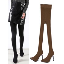 Wonderful hot heels Japanese ins Wind fairy female boots 2020 new spring pants boots one boot Net Red