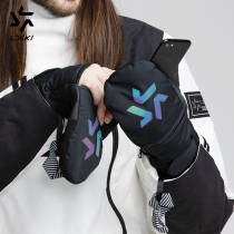 LDski19-20 new ski gloves wear-resistant warm men and women stuffy ski equipment