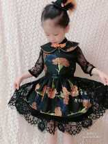 Zhihu original Chinese childrens clothing cheongsam dress custom