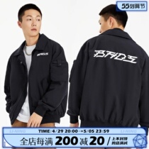 2022 Spring new Li Ning jacket mens BADFIVE anti-splashing water loose casual cotton jacket AJMS013-1