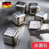 European cooking 304 stainless steel Ice Cube frozen whiskey beer beverage ice ice clip bar wine set