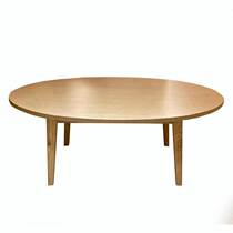 Day Style Solid Wood Tea Table Oak Wood Bedroom Oval Tea Table Sanatorium Aged Apartment Furnishings Furnishings Home Furnishings Furniture Customisation