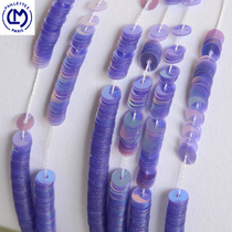 Magic series French imported LM purple colorful solid color sequins French embroidery nail bead material clothing accessories