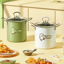 Mini Fryer Frying Pan Home Small Provincial Oil Small Deep Type Deep Frying Pan Gas Cooker Bailing Pan Cooking special Divine Instrumental