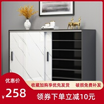 Light and luxurious door Shoe cabinet Home doorway Large capacity Entry into the house Closed Cabinet Balcony Containing storage minimalist Modern Shoe Rack