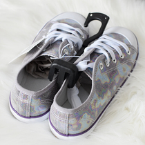 Clearance area big boy canvas shoes rainbow glossy trendy shoes