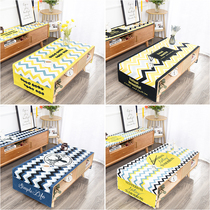 Simple Nordic corrugated waterproof cotton and hemp tea table cloth dustproof and anti-scalding tablecloth table cloth table cloth table cloth