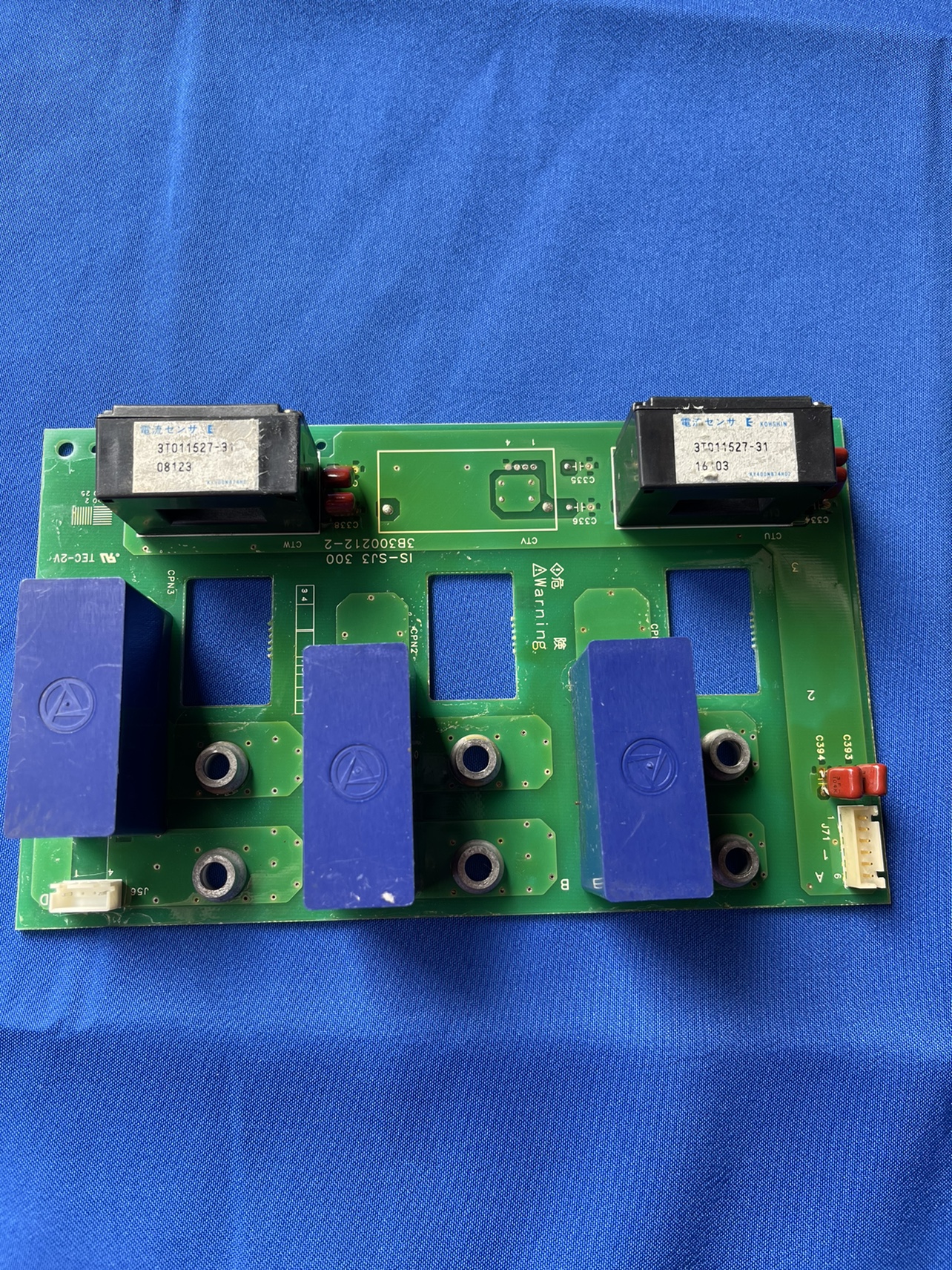 Hitachi SJ300 VFAC S300H sensor board 3B3002122 Hall current transformer board detection board
