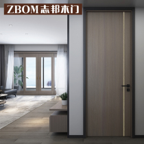 Zhibang wooden door interior door bedroom door set door compartment door partition door kitchen door whole house custom Bach A