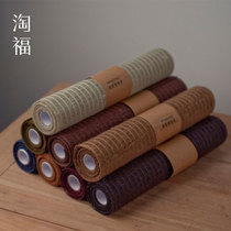 Tea tablecloth Tea mat Linen Tea cloth Zen fabric Cotton Linen tea mat Cloth Tablecloth Tea tray mat Tea towel Tea set accessories