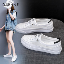 Daphne Little White Shoes Woman Summer Thin 2022 new womens shoes Net face Breathable Shoes Children Shallow flat bottom plate shoes