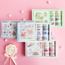 Salt and Paper Sticker Tape Hand Account Set ins Unicorn Flamingo Fairy Tale Gift Pack Hand Account Gift Box Package