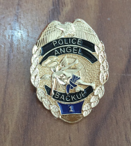 American metal badge pure copper suit badge mini badge