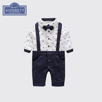Baby autumn and winter men 0-1-2 years old baby clothes tide outfits jumpsuit