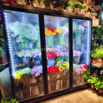Flower Cabinet new vertical fresh-keeping Cabinet commercial refrigerated display cabinet intelligent temperature control frost-free air-cooled large-capacity Display