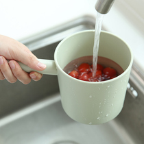 Home thick plastic water scoop kitchen toilet bathroom baby shampoo bath long handle water spoon water scoop