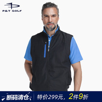 US PT code Golf vest mens autumn stand collar quick-drying windbreaker coat vest Golf ball clothes