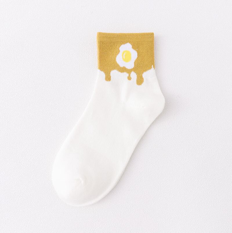 (Poached egg) with small socks