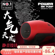 Fish Tank Oxygen Pump Ultra Silent Beating Oxygen Pump Aquarium Aerator Small Home High Power Oxygenator Bespoke Head