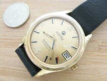 Roman 521 Calendar Gold Handroll Antique Swiss Watch