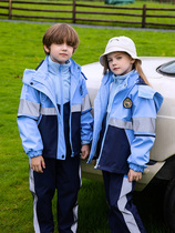 Animation House Kindergarten Garden Clothes Spring and Autumn Clothes School Uniform Set Primary School Class Clothes Teachers British Style Graduation Games