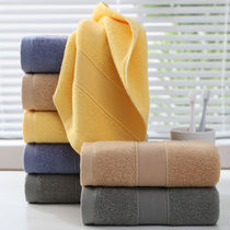 100% pure cotton towel wash face thickened strong absorbent domestic adult male and female bath rub face off hair face towel