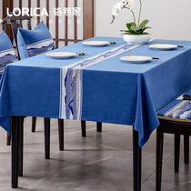 Tablecloth New Chinese Style Home Dining Tablecloth Living Room Rectangular Fabric Table Mat Tea Table Tablecloth Chinese Round Table