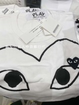 Kawakubo Ling CDG mens short sleeve T-shirt big eyes round neck T-shirt love short sleeve jacket Japan