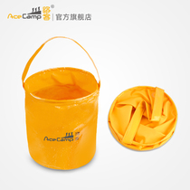  Road customer outer folding bucket Portable washbasin Travel foot soak bag travel laundry basin telescopic bucket