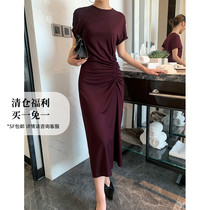 SOULKISS Waist Slim Modal Long Dress Very Feminine Dress Summer