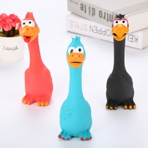 Dog toys Screaming chicken strange chicken Teddy Latex sound toys Bite-resistant pet toys Puppy Corgi supplies