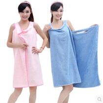 Bath towel microfiber enlarged thick adult bath towel soft absorbent magic can wear bath towel tube chest bath skirt